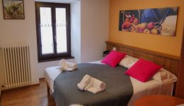 One-room apartment with two beds